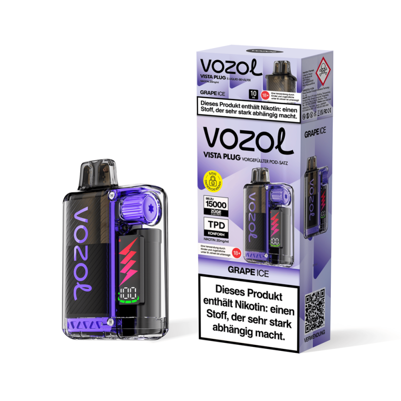 Vozol Vista 15K - Grape Ice
