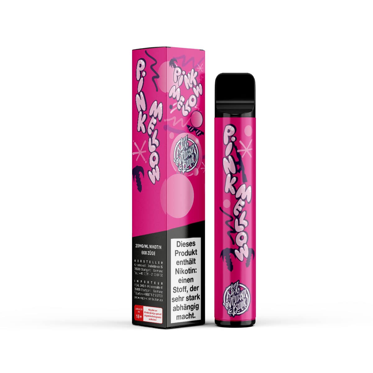 187 Strassenbande Einweg E-Zigarette 600 - Pink Mellow