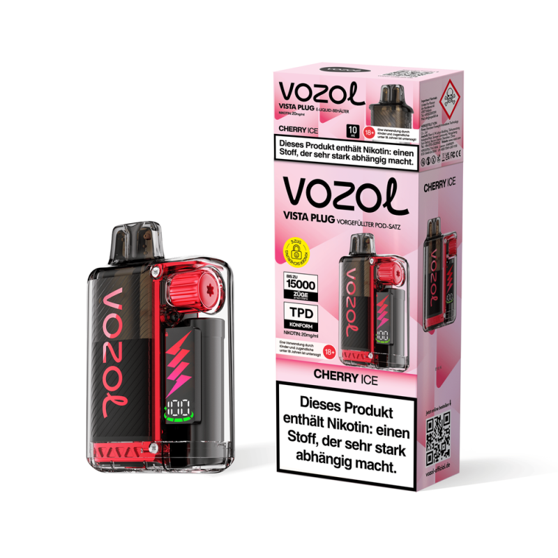 Vozol Vista 15K - Cherry Ice