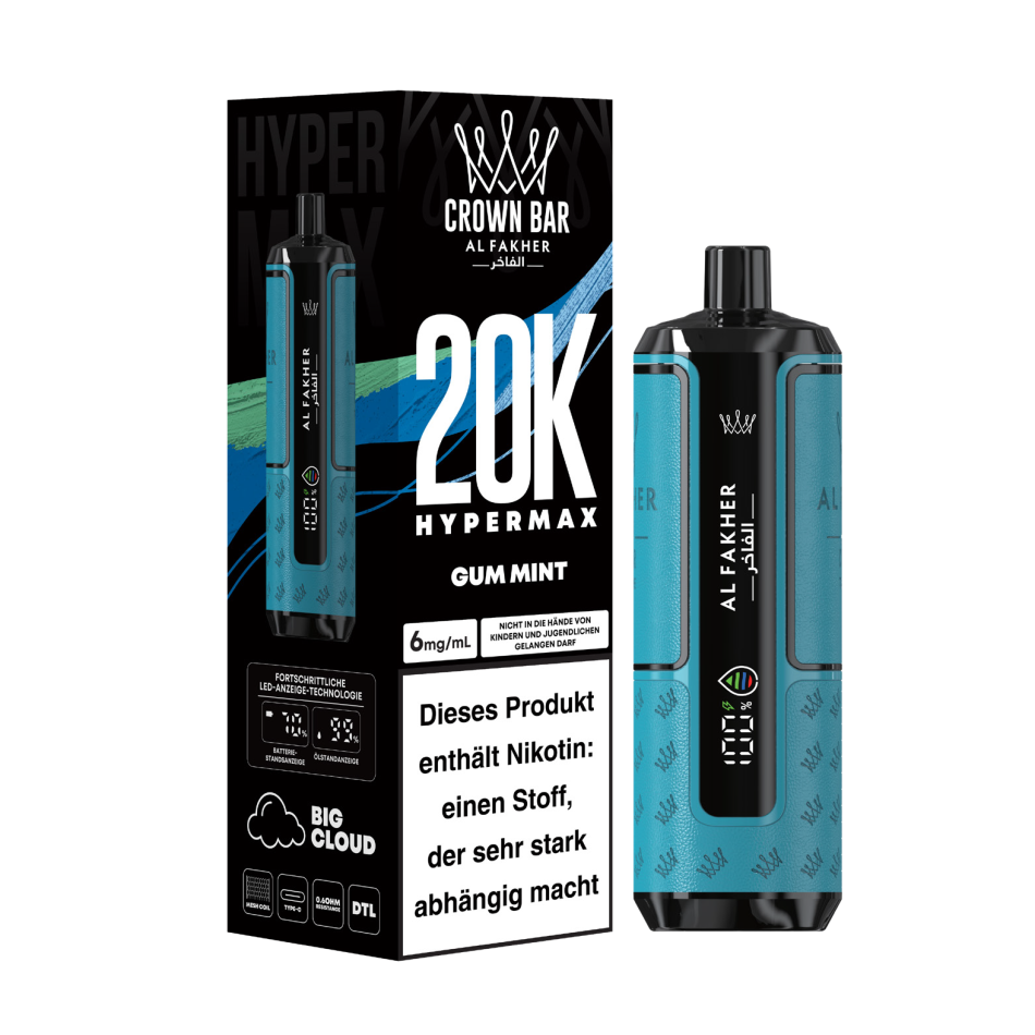 Al Fakher 20K - Gum Mint