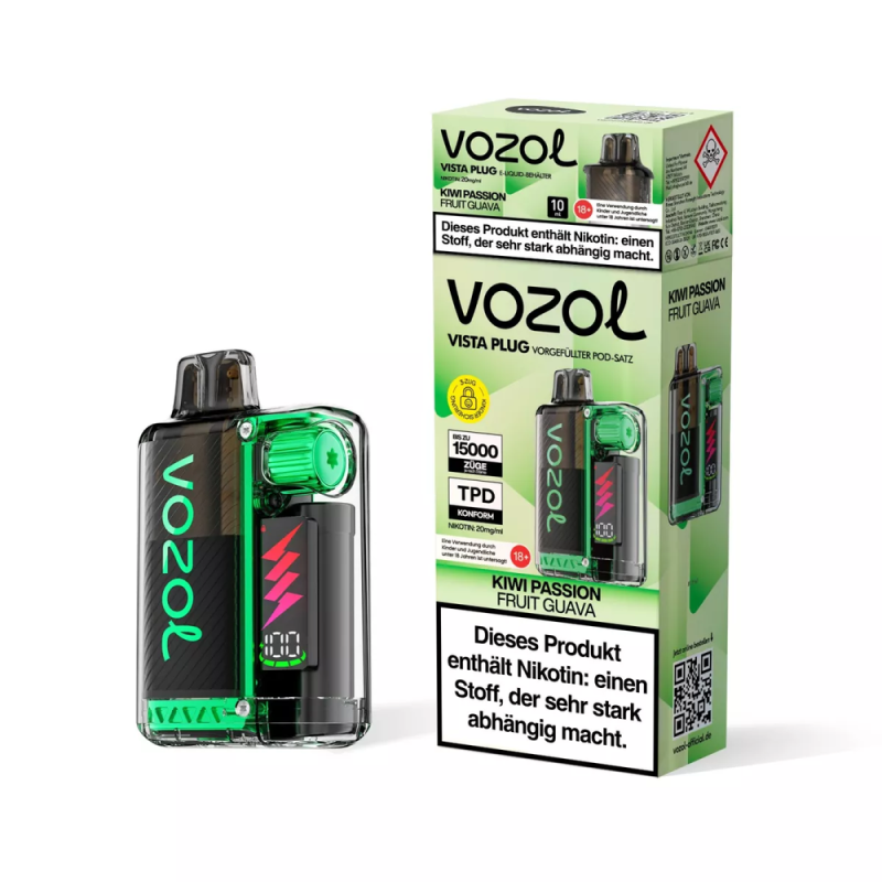 Vozol Vista 15K - Kiwi Passionfruit Guava