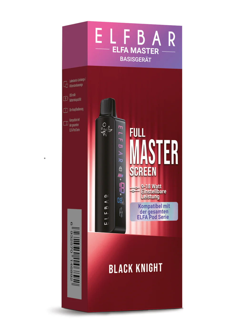 Elfbar - Master Akkuträger (Black Night)