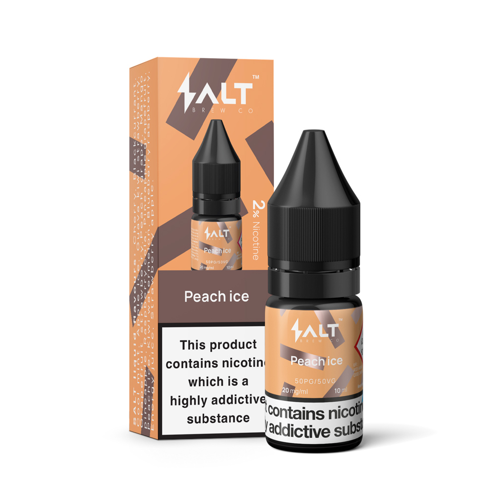 Salt Brew 10ml - Peach Ice