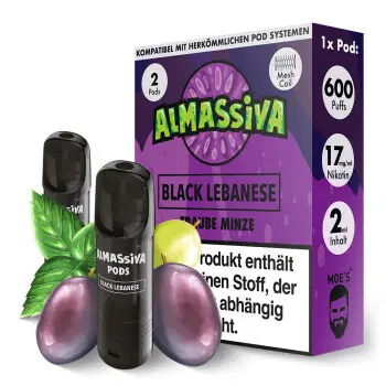 Al Massiva Pods - Black Lebanese