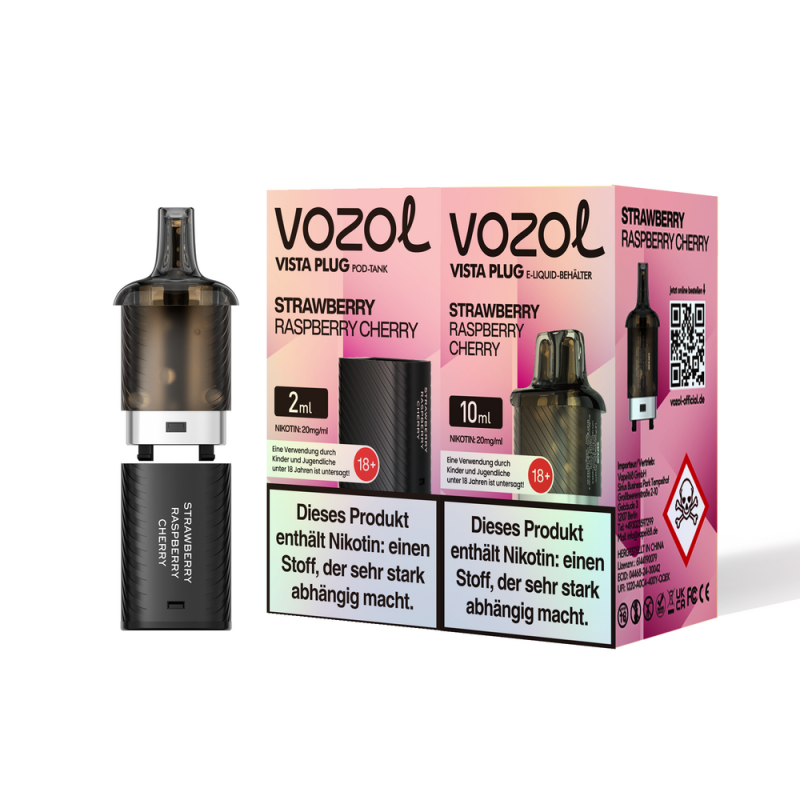 Vozol Pods - Strawberry Raspberry Cherry